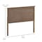 Flash Furniture Full Light Brown Herringbone Adjustable Headboard MG-97881-FHB-F-LTBRN-GG - alternate 10